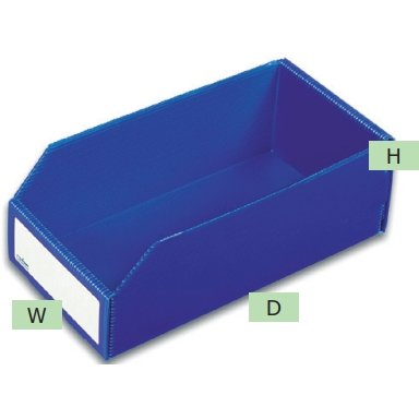 Front Panel Self-Adhesive Labels For Plastic Storage Bins - Pack of 100 - Warehouse Storage Products
