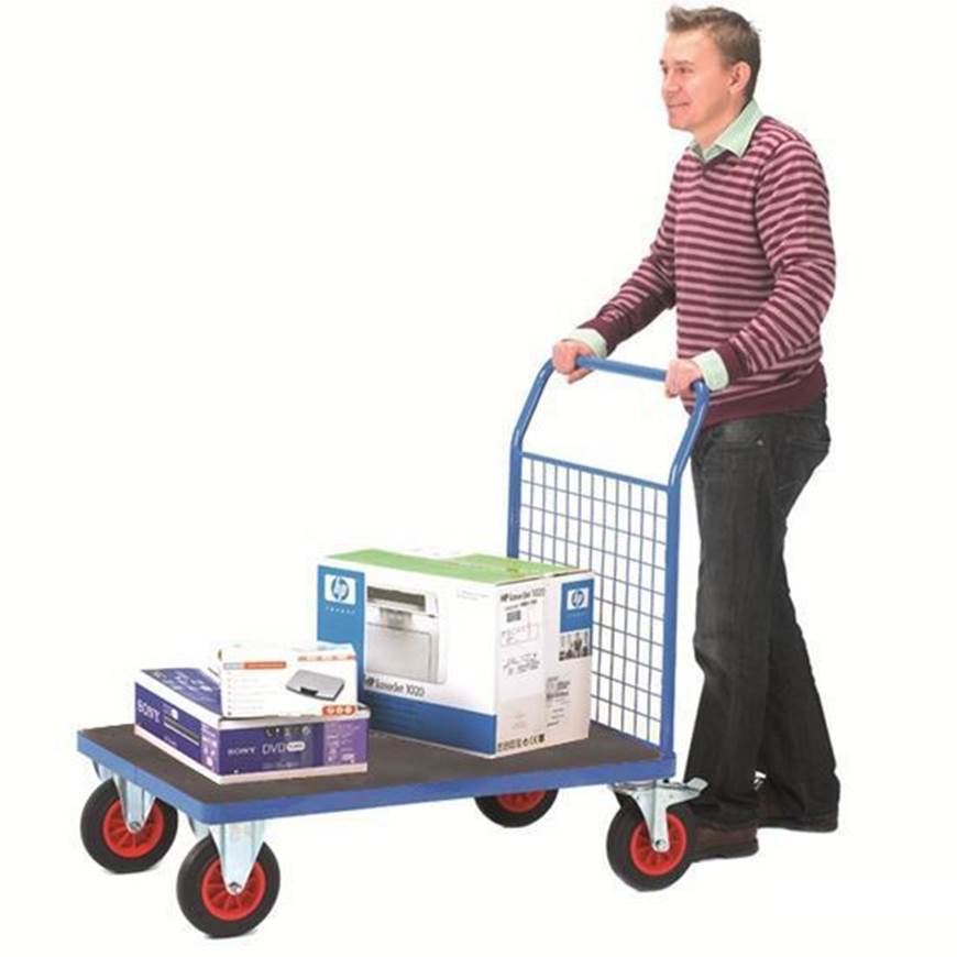 Heavy Duty - Fort Phenolic Platform Trucks with Single Mesh End - Warehouse Storage Products