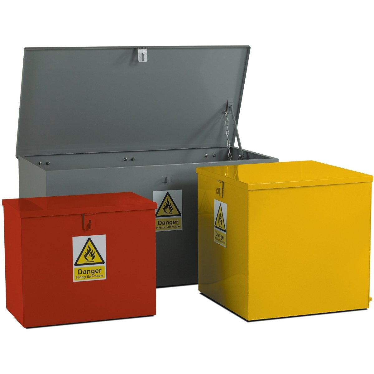 Heavy Duty Hazardous Flat Top Bin (3 Models) - Warehouse Storage Products