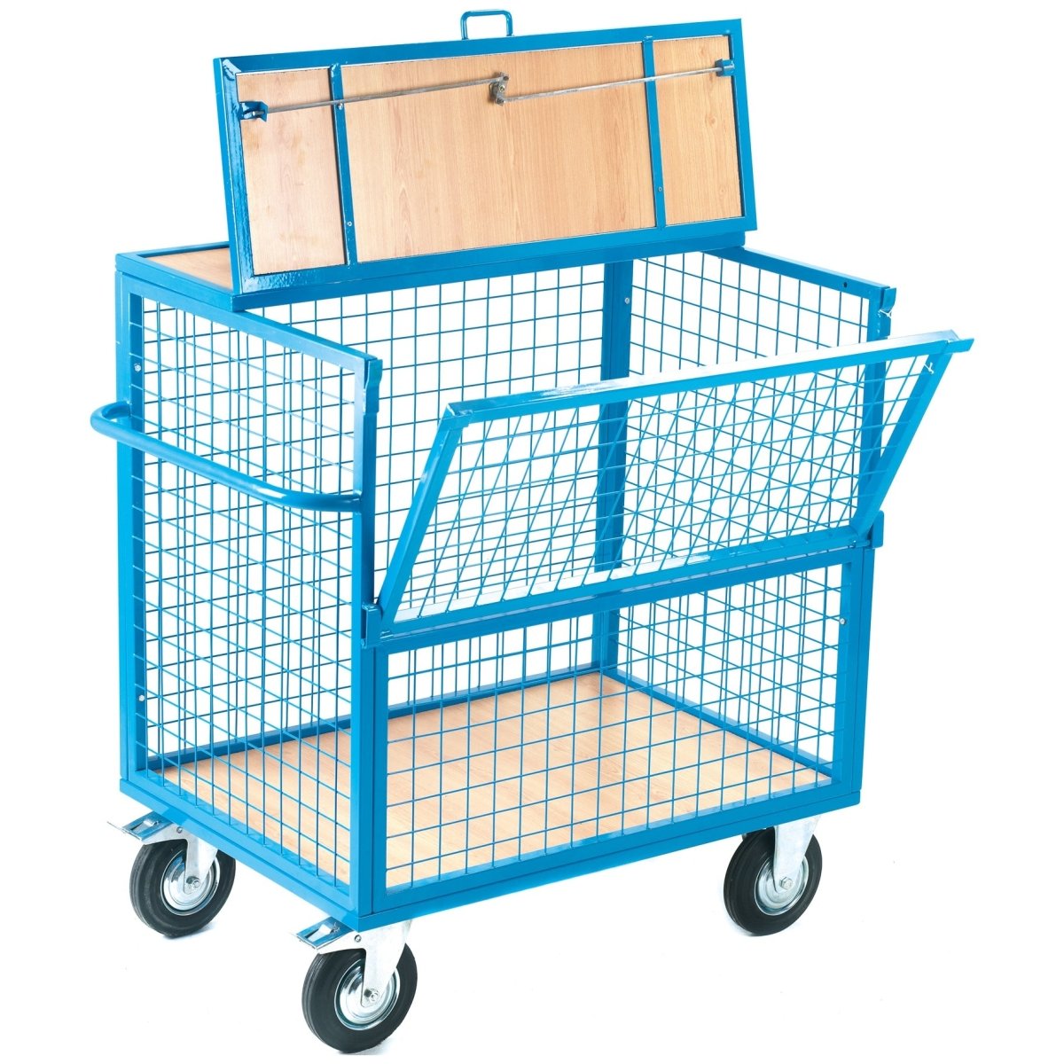 Heavy Duty Mesh Security Trolley - Warehouse Storage Products