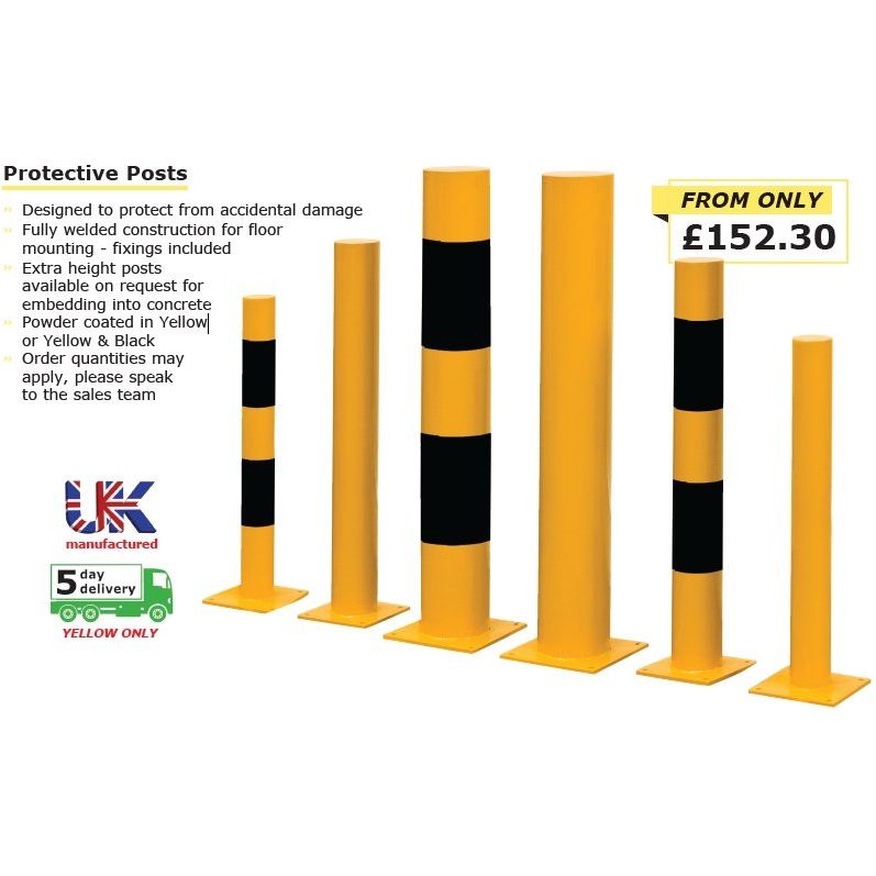 Heavy Duty Protective Posts - Warehouse Storage Products