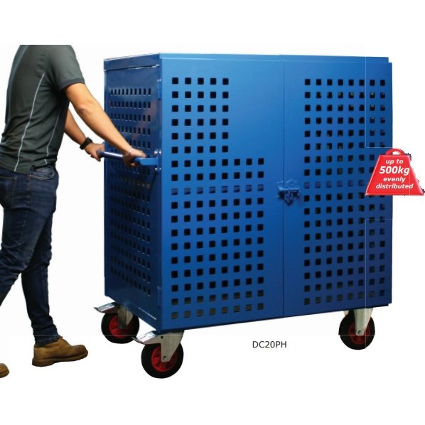 Heavy Duty Storage Mobile Vault Cabinet Unit - Warehouse Storage Products