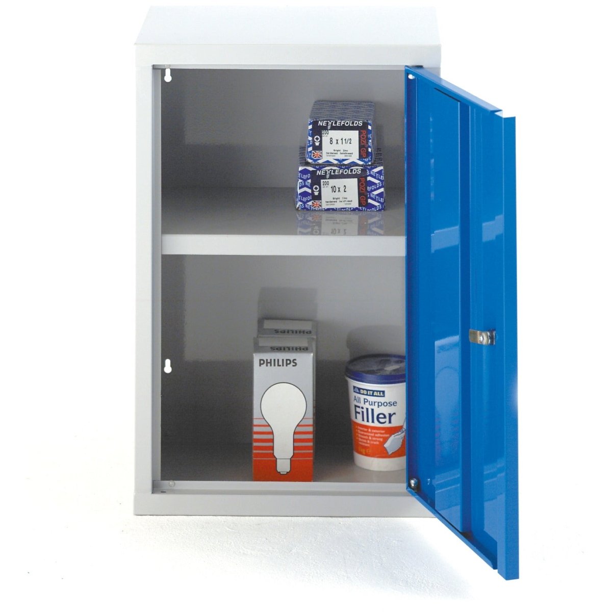 Heavy Duty Wall Cabinet Without Drawers (600 x 400) (4 Colours) - Warehouse Storage Products