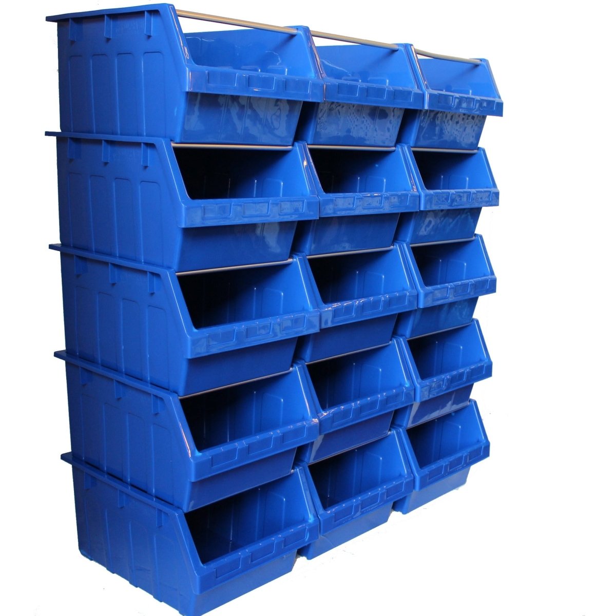 Large Stack and Nest Supra Storage Bins - Warehouse Storage Products