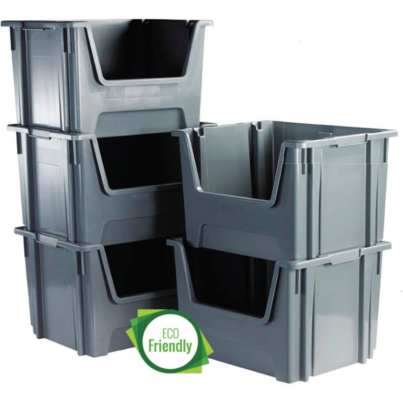 Large Stacking & Nesting Containers - Warehouse Storage Products