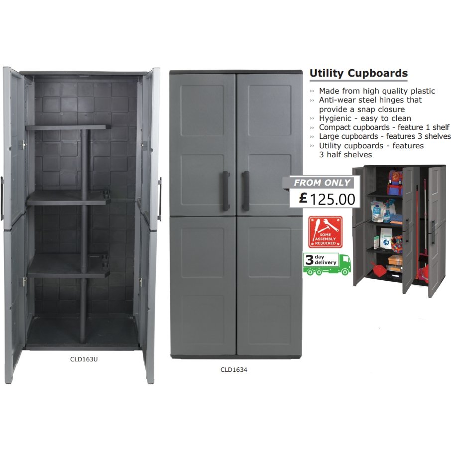 Large Utility Cupboards - Warehouse Storage Products
