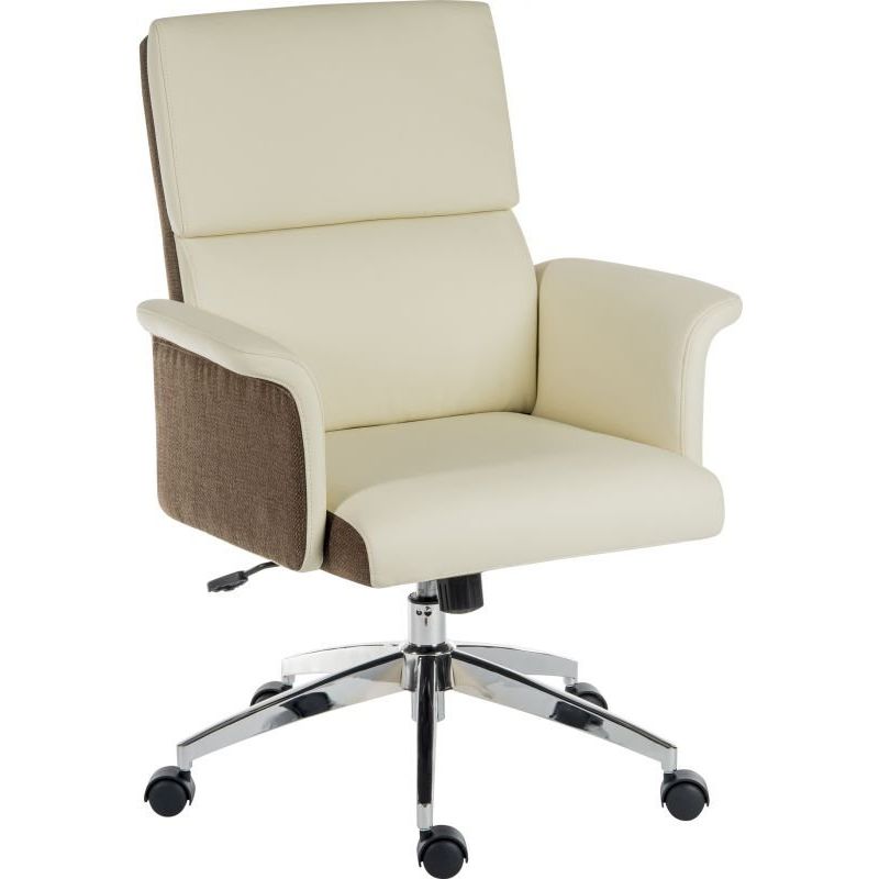 Office Elegance Medium Back Faux Leather Chair 2 Colors