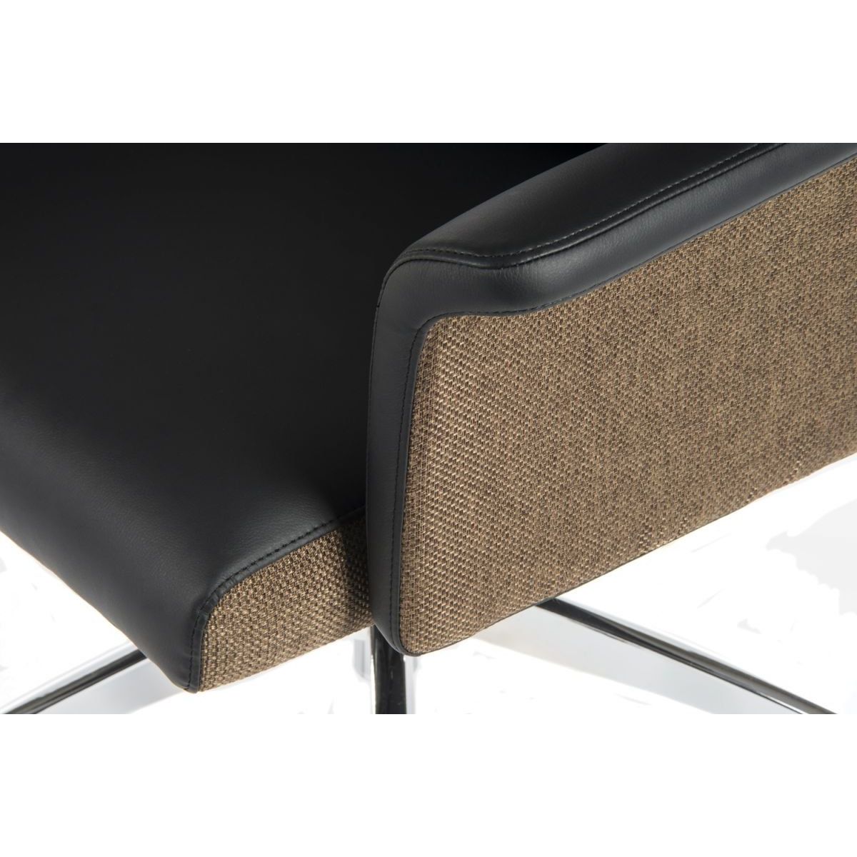 Office Elegance Medium Back Faux Leather Chair (2 Colors) - Warehouse Storage Products