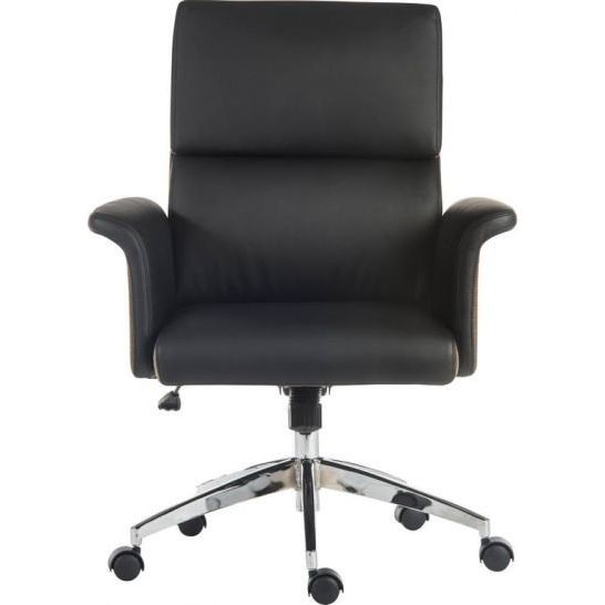 Office Elegance Medium Back Faux Leather Chair (2 Colors) - Warehouse Storage Products