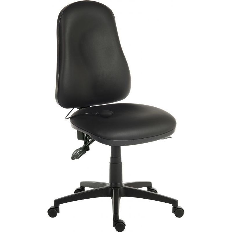 Office Ergo Comfort Air Black PU Chair - Warehouse Storage Products