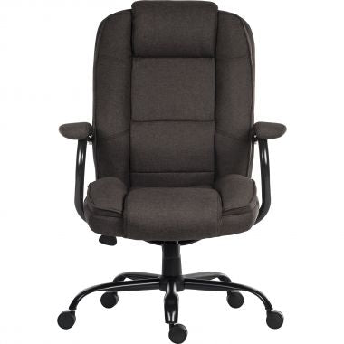 Office Executive Fabric Chair with Padded Arms - Warehouse Storage Products