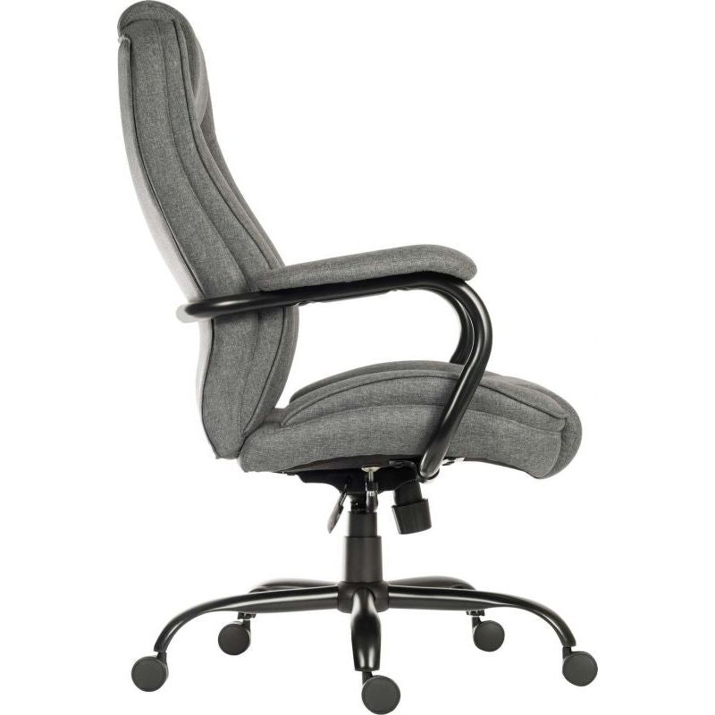 Office Executive Fabric Chair with Padded Arms - Warehouse Storage Products