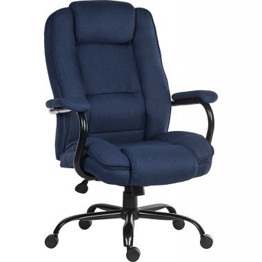 Office Executive Fabric Chair with Padded Arms - Warehouse Storage Products