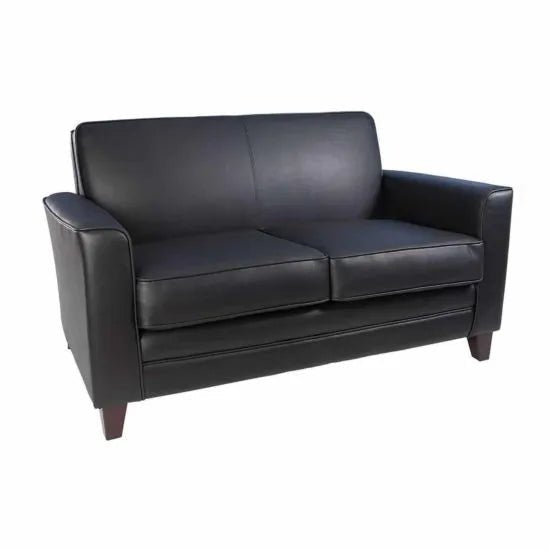 Office Newport Leather Faced Reception Sofa - Warehouse Storage Products