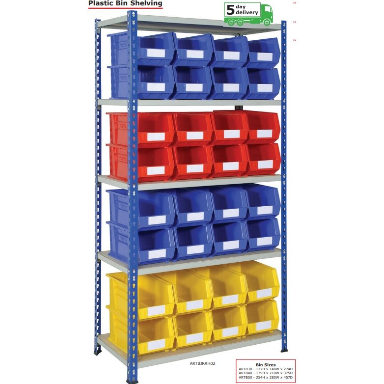 Plastic Container Bin Shelving - Warehouse Storage Products