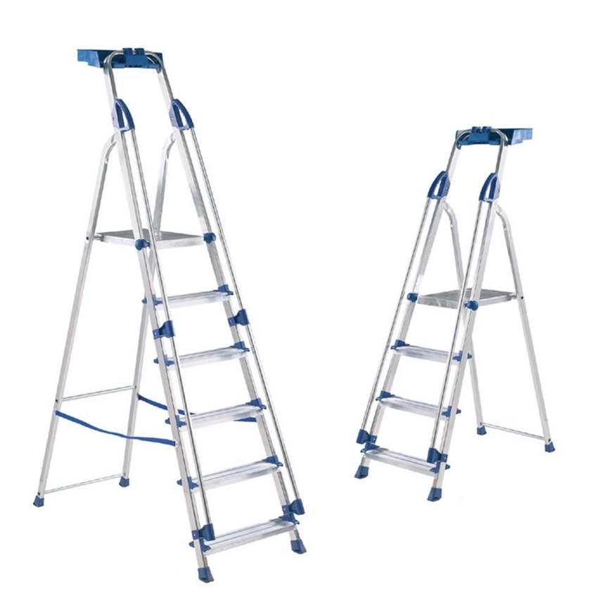 Professional Aluminium Folding Steps with Tool Tray