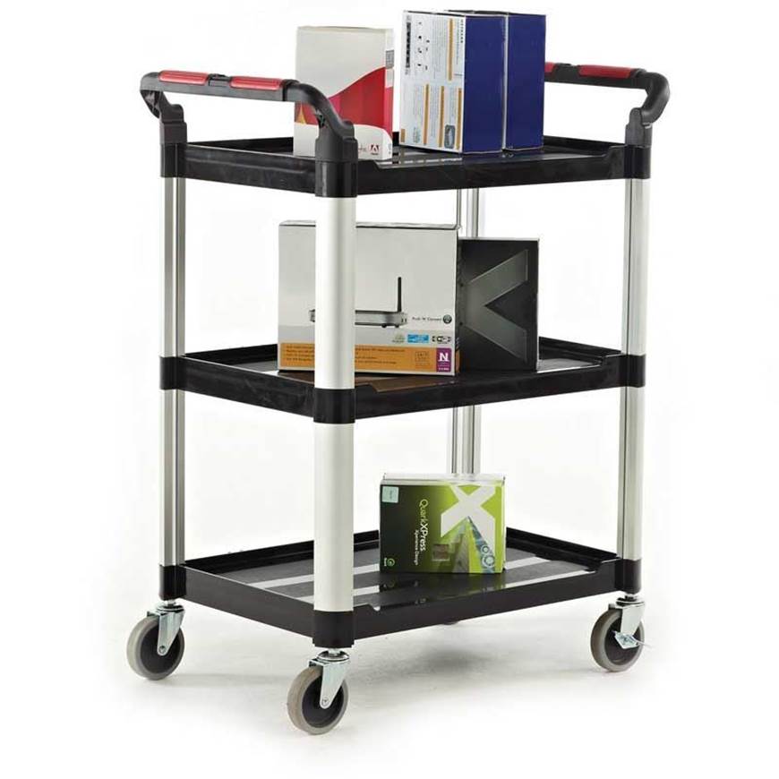 Proplaz 3 Shelf Trolleys - Warehouse Storage Products