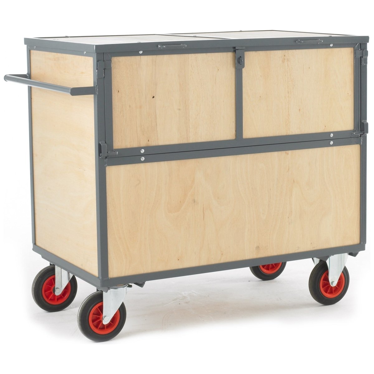 Security Box Trolleys - Wood, Mesh and Steel - Warehouse Storage Products