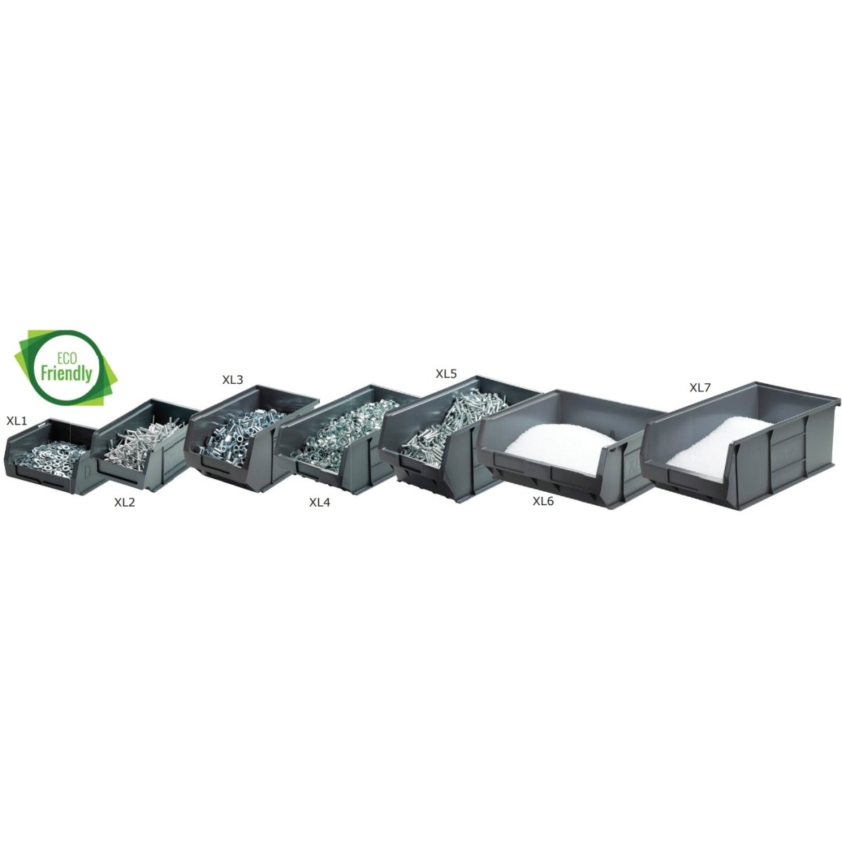 Small Parts Storage & Containers Semi Open Fronted (20/10/5 Pack) - Warehouse Storage Products