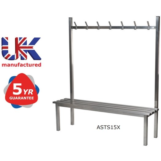 Steel Cloakroom Bench - Warehouse Storage Products