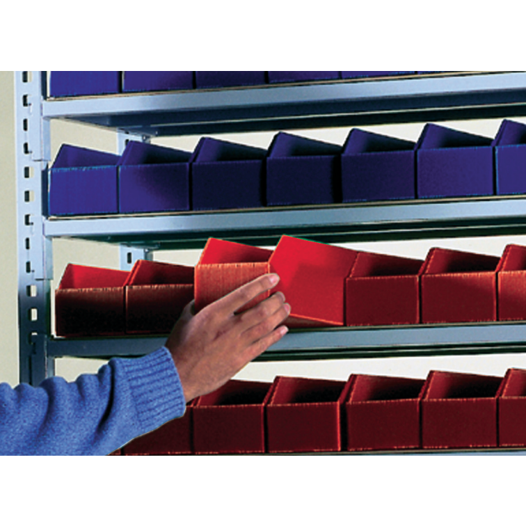 Strong Plastic Bins For Trolleys or Shelves 450mm Packs of 25 - All 100mm High