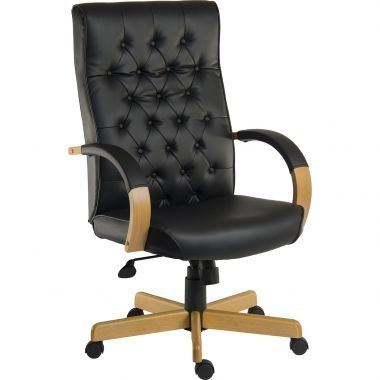 Warwick Office Chair Noir - Warehouse Storage Products